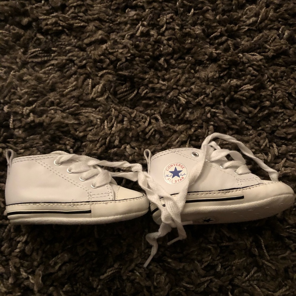 Converse Crib Shoe white high top